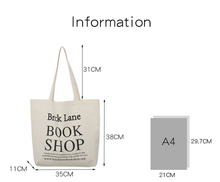画像をギャラリービューアに読み込む, Brick Lane Bookshop | キャンバストート