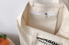 画像をギャラリービューアに読み込む, BOMBOM | キャンバストート