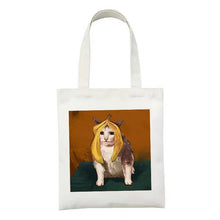 画像をギャラリービューアに読み込む, 25種類_猫の油絵シリーズ | キャンバストート