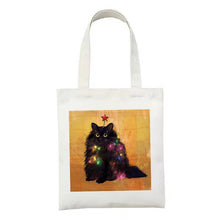 画像をギャラリービューアに読み込む, 25種類_猫の油絵シリーズ | キャンバストート