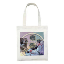 画像をギャラリービューアに読み込む, 25種類_猫の油絵シリーズ | キャンバストート