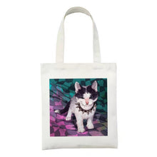 画像をギャラリービューアに読み込む, 25種類_猫の油絵シリーズ | キャンバストート