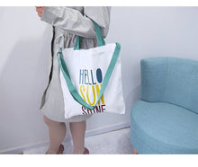 画像をギャラリービューアに読み込む, 3種類_Hello Sunshineシリーズ | キャンバストート