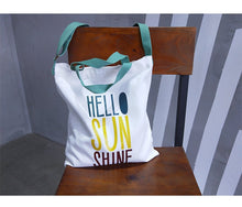 画像をギャラリービューアに読み込む, 3種類_Hello Sunshineシリーズ | キャンバストート