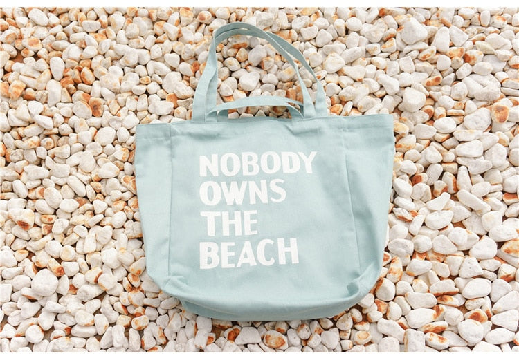 david horvitz コレクション nobody owns the beach トートバッグ